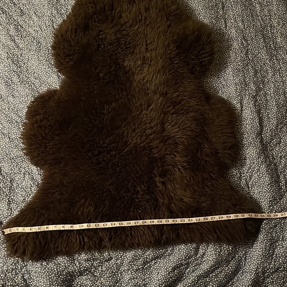 Long Hair Brown Shearling. Real sheep leather. For projects, baby pictures…. - Picture 8 of 10